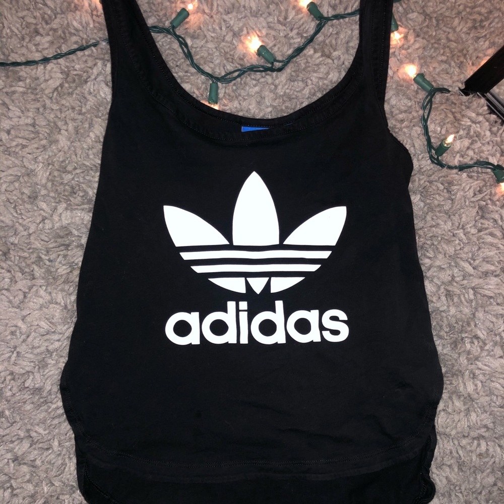 cropped adidas tank